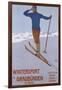 Wintersport in Graubunden, 1906-Walter Koch-Framed Giclee Print