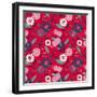 Wintertime Floral-null-Framed Giclee Print