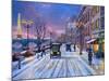 Wintertime in Paris-Dominic Davison-Mounted Art Print