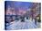 Wintertime in Paris-Dominic Davison-Stretched Canvas