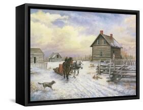 Wintertime-Kevin Dodds-Framed Stretched Canvas
