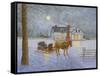 Wintery Night-Kevin Dodds-Framed Stretched Canvas