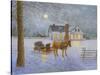 Wintery Night-Kevin Dodds-Stretched Canvas