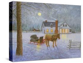 Wintery Night-Kevin Dodds-Stretched Canvas