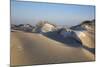 Wintry Dune Landscape Drifting Dune of List on the Island of Sylt in the Evening Light-Uwe Steffens-Mounted Photographic Print