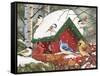 Wintry Feast-William Vanderdasson-Framed Stretched Canvas