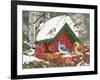 Wintry Feast-William Vanderdasson-Framed Giclee Print