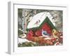 Wintry Feast-William Vanderdasson-Framed Giclee Print