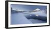 Wintry Scenery Nearby Leknes, River Lakselva, Holandsmelen (Mountain), Vestvagoya (Island), Lofoten-Rainer Mirau-Framed Photographic Print