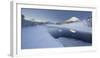 Wintry Scenery Nearby Leknes, River Lakselva, Holandsmelen (Mountain), Vestvagoya (Island), Lofoten-Rainer Mirau-Framed Photographic Print