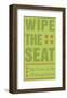 Wipe the Seat-John Golden-Framed Giclee Print