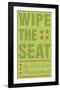 Wipe the Seat-John Golden-Framed Giclee Print