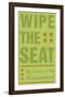 Wipe the Seat-John Golden-Framed Giclee Print