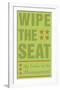 Wipe the Seat-John Golden-Framed Giclee Print