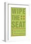 Wipe the Seat-John W^ Golden-Framed Art Print