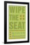 Wipe the Seat-John W^ Golden-Framed Art Print