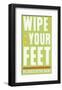 Wipe Your Feet-John W^ Golden-Framed Art Print