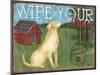 Wipe Your Paws-Paul Brent-Mounted Art Print