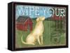 Wipe Your Paws-Paul Brent-Framed Stretched Canvas