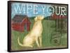 Wipe Your Paws-Paul Brent-Framed Stretched Canvas