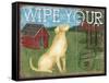 Wipe Your Paws-Paul Brent-Framed Stretched Canvas