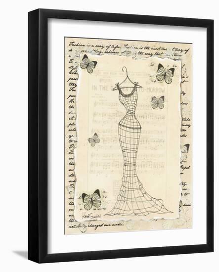 Wire Dress I-Katie Guinn-Framed Art Print