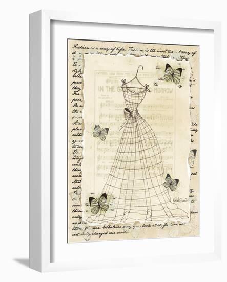 Wire Dress II-Katie Guinn-Framed Art Print