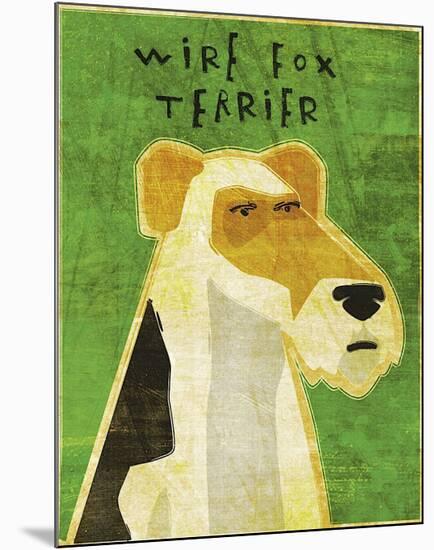 Wire Fox Terrier-John Golden-Mounted Giclee Print