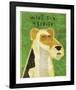 Wire Fox Terrier-John W^ Golden-Framed Art Print