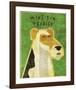 Wire Fox Terrier-John W^ Golden-Framed Art Print