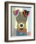 Wire Fox Terrier-Lanre Adefioye-Framed Giclee Print