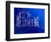 Wire-Frame of Cottage-ArtyFree-Framed Art Print