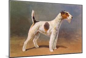 Wire-Haired Terrier-null-Mounted Art Print