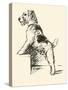 Wire Haired Terrier-Lucy Dawson-Stretched Canvas