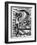 Wire Worker, 16th Century-Jost Amman-Framed Giclee Print