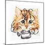 Wired Kitten-Karen Middleton-Mounted Giclee Print