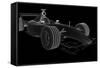 Wireframe F1-Cla78-Framed Stretched Canvas