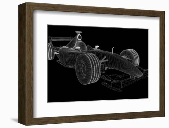 Wireframe F1-Cla78-Framed Photographic Print
