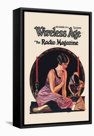Wireless Age: December 1924-Wistehuff-Framed Stretched Canvas
