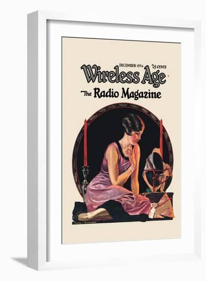 Wireless Age: December 1924-Wistehuff-Framed Art Print