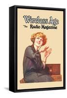 Wireless Age: The Radio Magazine-D. Gross-Framed Stretched Canvas