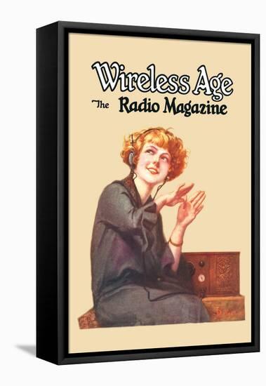 Wireless Age: The Radio Magazine-D. Gross-Framed Stretched Canvas