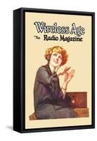 Wireless Age: The Radio Magazine-D. Gross-Framed Stretched Canvas