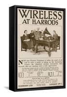 Wireless at Harrods-null-Framed Stretched Canvas