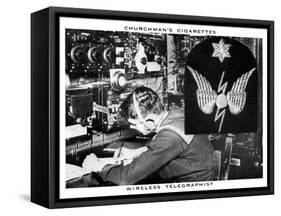 Wireless Telegraphist, 1937-WA & AC Churchman-Framed Stretched Canvas