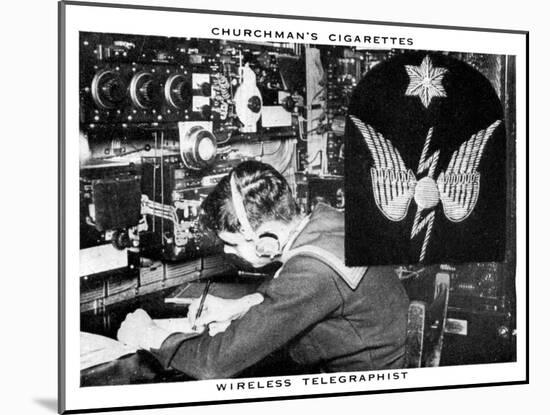 Wireless Telegraphist, 1937-WA & AC Churchman-Mounted Giclee Print