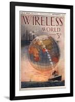 Wireless world, Radios Magazine, UK, 1916-null-Framed Giclee Print