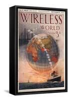 Wireless world, Radios Magazine, UK, 1916-null-Framed Stretched Canvas