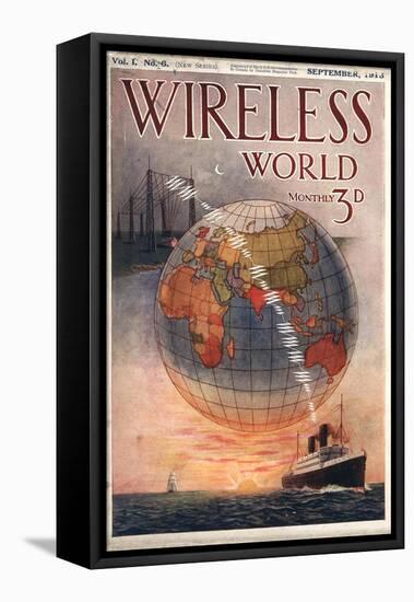 Wireless world, Radios Magazine, UK, 1916-null-Framed Stretched Canvas