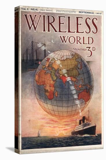 Wireless world, Radios Magazine, UK, 1916-null-Stretched Canvas